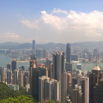 Hongkong vanaf Victoria Peak
